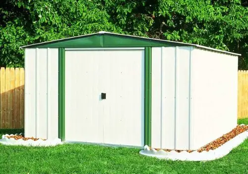 Arrow Hamlet HM Steel Storage Shed, 10 x 8 ft. Review
