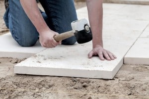 You can buy large pavers from hardware stores like Home Depot and ...