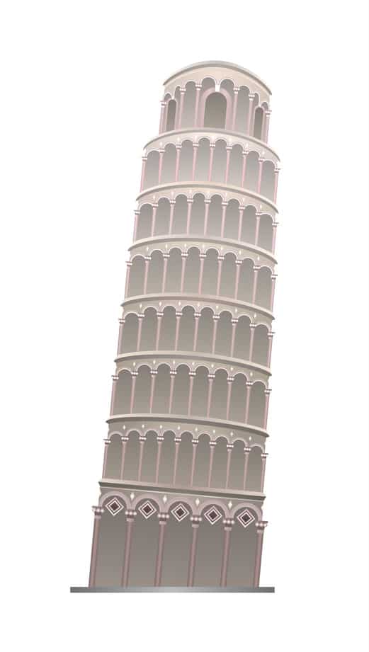 pisa leaning tower foundation