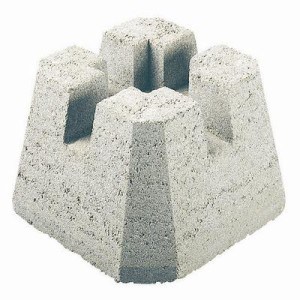 cement concrete deck blocks concrete block shed foundation