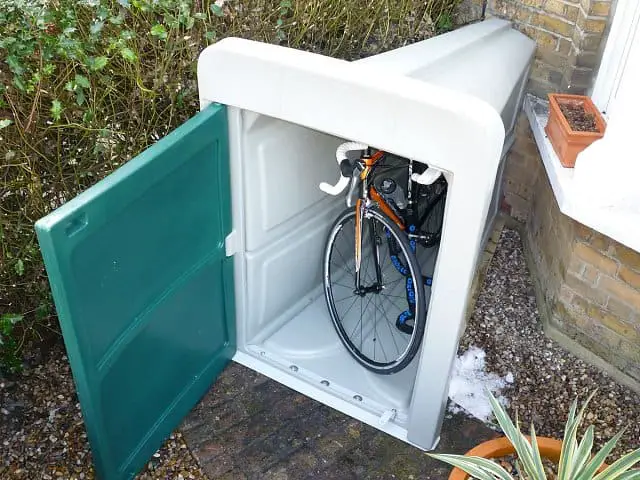 outdoor bike storage ideas
