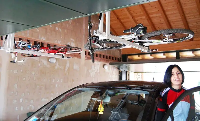 garage ceiling bike hooks