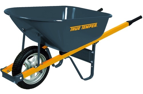 True Temper Steel Wheelbarrow R6STSP25
