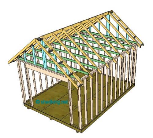 FREE Shed Roof Plans - Zacs Garden